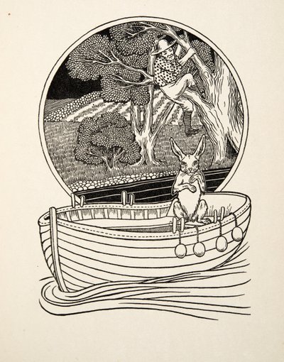 O coletor travado, de cem anecdotes dos animais, bar. 1924 de Percy J. Billingshurst
