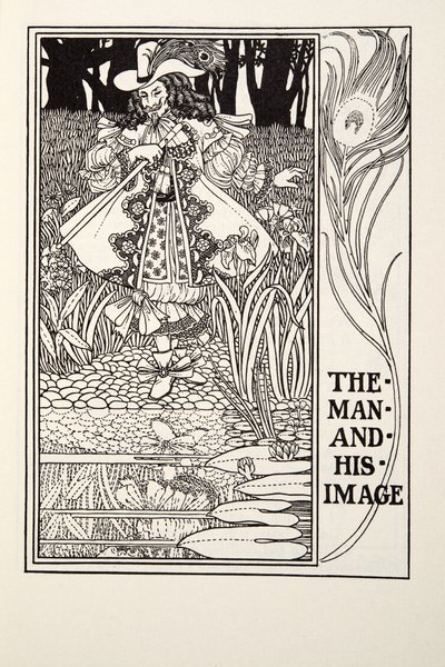 The Man and his Image, de Fontaine Fables, pub. 1905 (gravura) de Percy J. Billingshurst