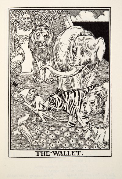 The Wallet, de Fontaine Fables, pub. 1905 de Percy J. Billingshurst