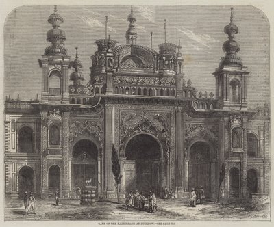 Portão do Kaiserbagh em Lucknow de Percy Macquoid
