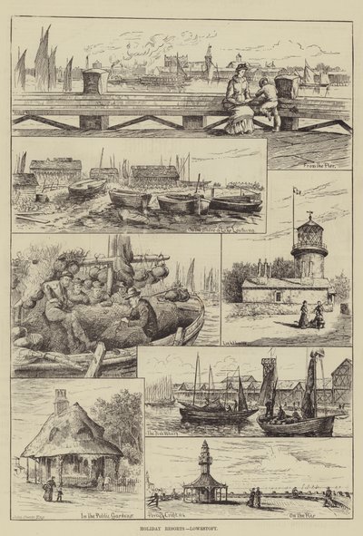 Resorts de férias, Lowestoft de Percy Robert Craft