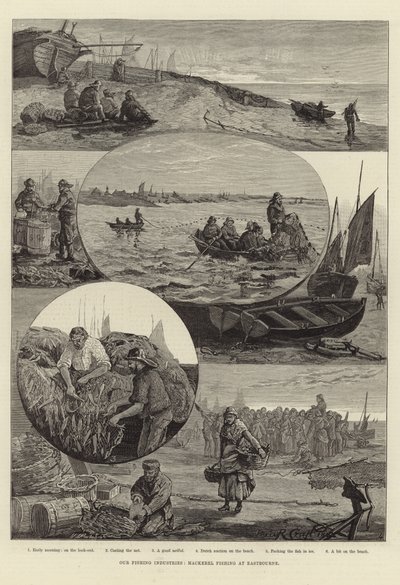 Nossas Indústrias de Pesca: Pesca de Cavala em Eastbourne de Percy Robert Craft