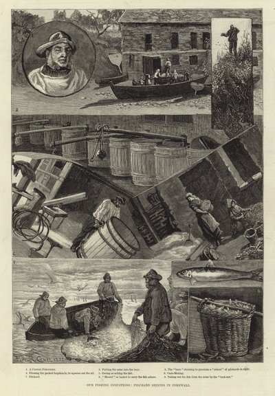 Nossas Indústrias de Pesca: Sardinha Seining na Cornualha de Percy Robert Craft