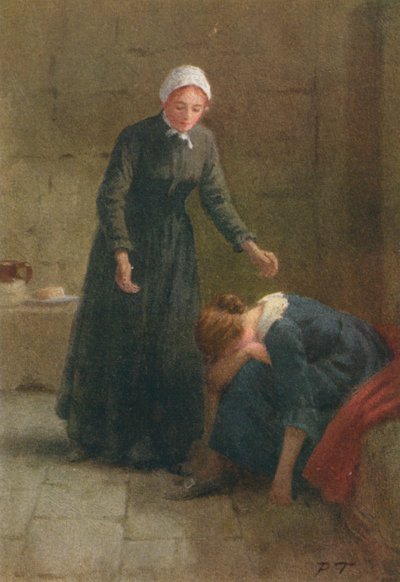 Ilustração para Adam Bede de George Eliot (litografia a cores) de Percy Tarrant