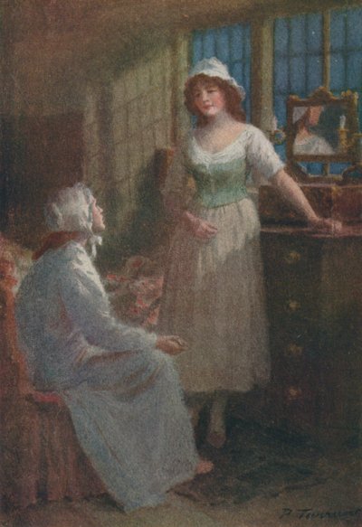 Ilustração para Adam Bede de George Eliot (litografia a cores) de Percy Tarrant