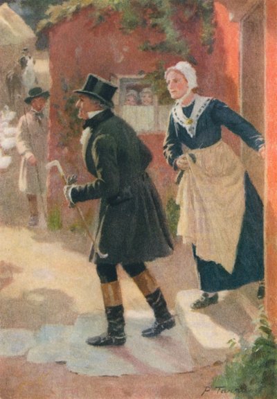 Ilustração para Adam Bede de George Eliot (litografia a cores) de Percy Tarrant