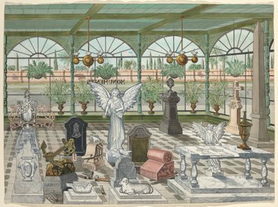 Sala de Exibição de Monumentos, 1888 de Perkins Harnly