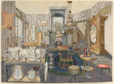 Quarto Casa Cama-Sala de Estar de Perkins Harnly