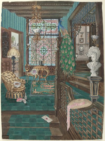 Desembarque e Hall da Escada do Segundo Andar, 19351942. de Perkins Harnly