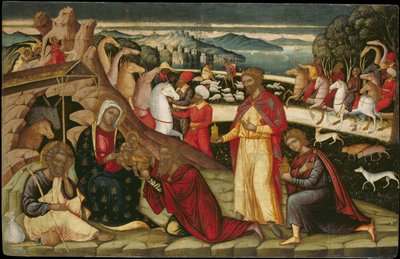 A Adoração dos Magos, c. 1525 de Permeniatis Ioannis