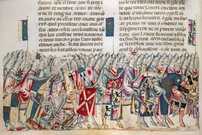 Royal 20 D. I f.221v Expedição de Xerces, ilustração do 