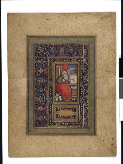 Alquimista ou mágico no trabalho de Persian School
