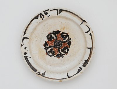 Dish, Irã ou Afeganistão, dinastia Samanid (cerâmica) de Persian School