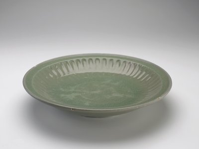 Grande prato, Irã, dinastia safávida (cerâmica) de Persian School
