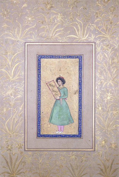 Retrato de uma Juventude, final do século XVII de Persian School