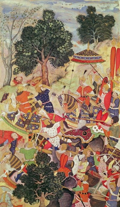 A captura de Bakadur Khan de Persian School