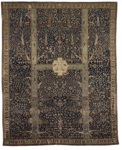 O Tapete de Jardim Wagner, início do século XVII de Persian School