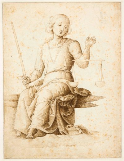 Justiça, 1500-1503. de Perugino