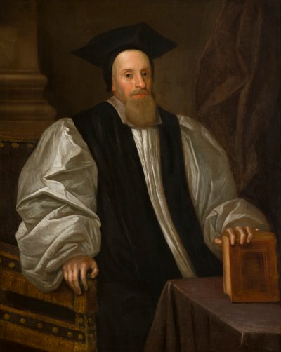Retrato de John Bridgeman, Bispo de Chester (1577-1652), c.1638-52 (óleo sobre tela) de Peter (attr.to) Lely