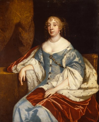 Retrato de Anne Lady Rivers (óleo sobre tela) de Peter (studio of) Lely