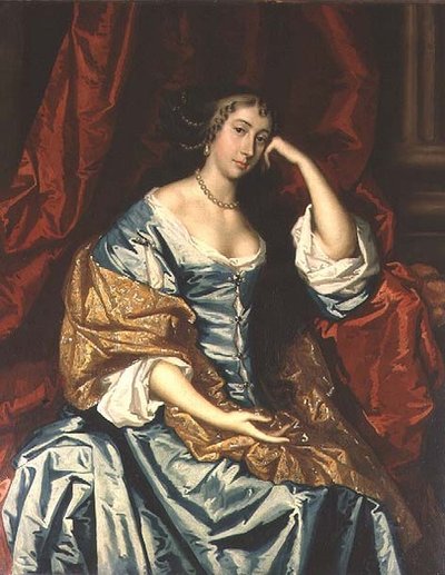 Retrato de uma senhora sentada de Peter (studio of) Lely