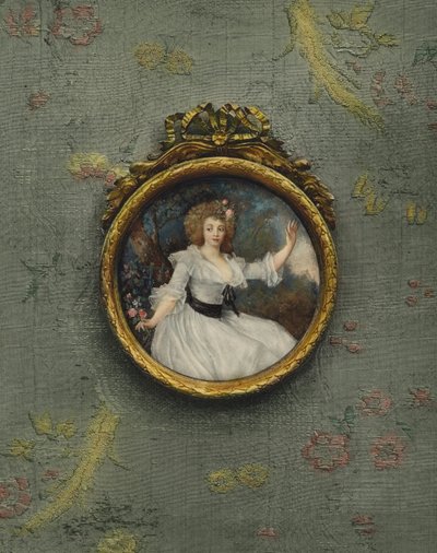 Retrato de uma mulher desconhecida de Peter Adolf Hall
