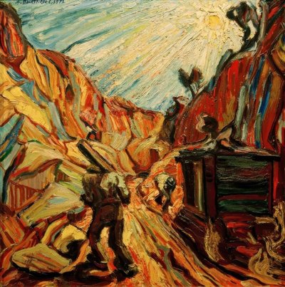 paisagem de Peter August Böckstiegel