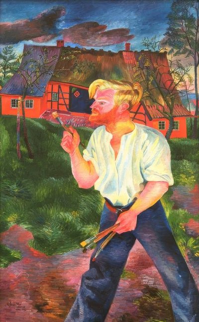 paisagem de Peter August Böckstiegel