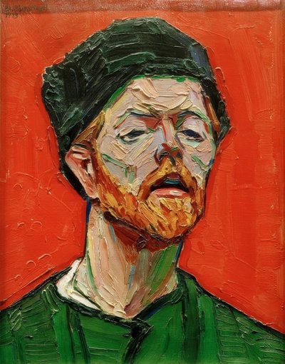auto-retrato de Peter August Böckstiegel