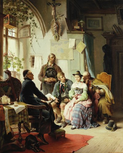 As instruções do casamento, 1878 de Peter Baumgartner
