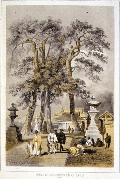 Temple of Hat-Chi-Man-Ya-Chu-Ro, Simoda, de 