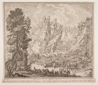 Anno 1733 em 9 de agosto Sua Majestade Real Sua Majestade a Rainha e Sua Majestade a Senhora Mãe da Rainha viajaram por este Campo Mansseidet de Peter Cramer