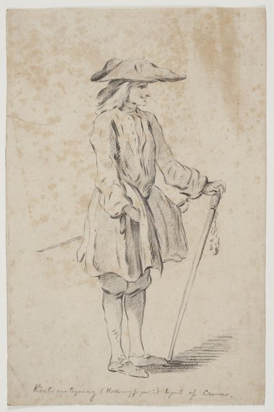 figura de Holberg. Gert Londemann como Pedro em Don Ranudo de Peter Cramer