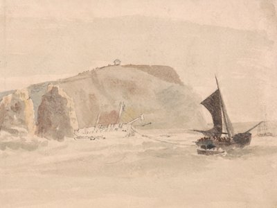Naufrágio ao largo das Agulhas, Ilha de Wight de Peter DeWint