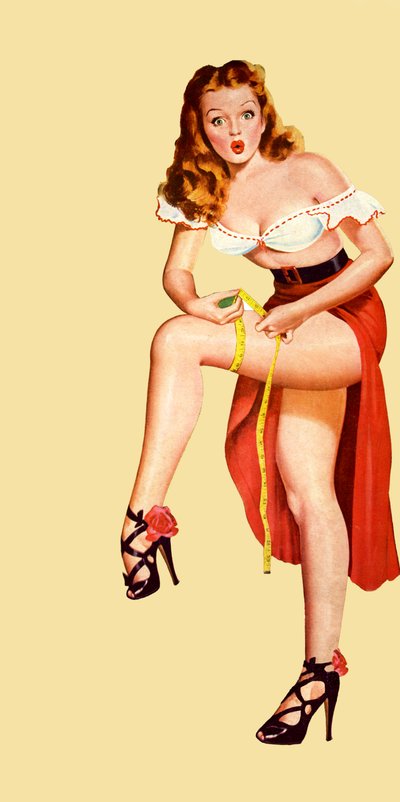 Pin-up, capa da revista 