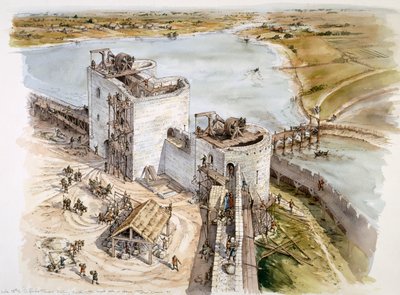 Torre de Clifford, final do século 13, c1990-2010 de Peter Dunn
