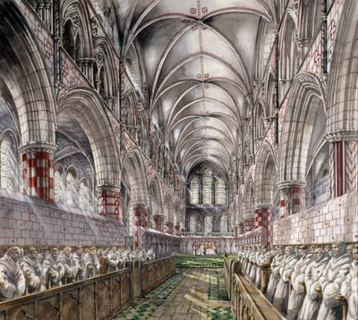 Abadia de Rievaulx, século 13, c1990-2010 de Peter Dunn