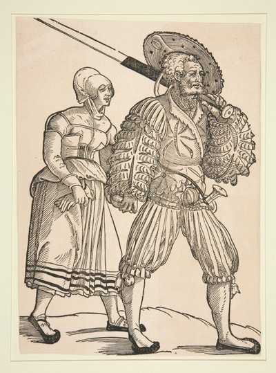 Soldado e Esposa de Peter Flötner