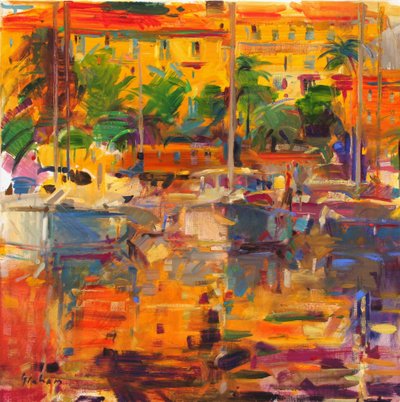 Cote dAzur Reflexões de Peter Graham (Contemporary)