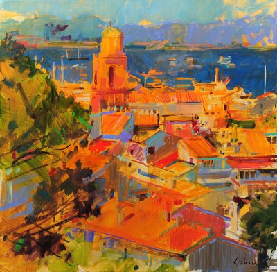 Golfo de São Tropez de Peter Graham (Contemporary)