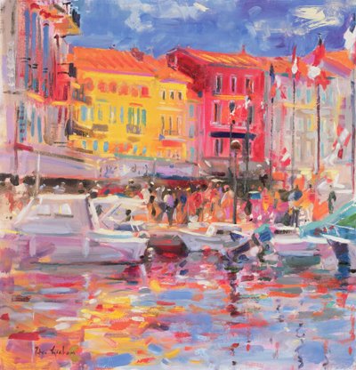 O Porto de St Tropez, 2002 de Peter Graham (Contemporary)