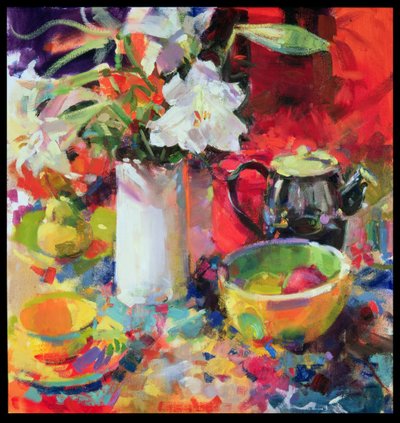 Lírios no Verão, 2000 de Peter Graham (Contemporary)