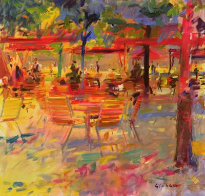 Almoço no terraço de Peter Graham (Contemporary)