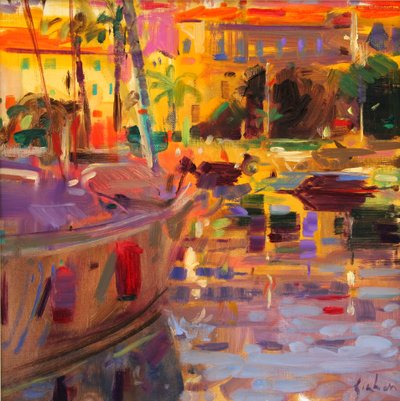Porto do sul da França de Peter Graham (Contemporary)
