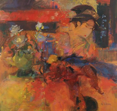 Rosas de verão de Peter Graham (Contemporary)