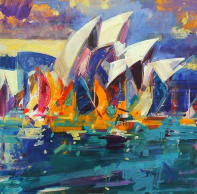 Cores de vôo de Sydney, 2012 de Peter Graham (Contemporary)