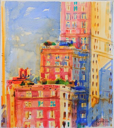 Janelas no Upper East Side de Peter Graham (Contemporary)