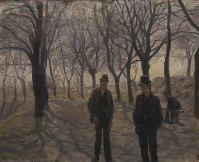 As muralhas de Christianshavn. Primavera de Peter Hansen