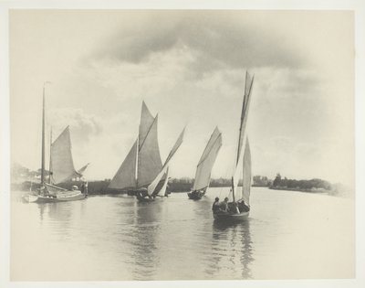 Uma partida de vela em Horning de Peter Henry Emerson