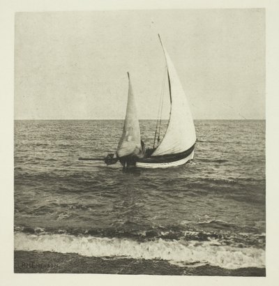 Um camarão Suffolk "desaparecendo" de Peter Henry Emerson